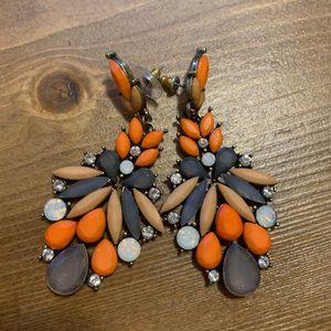 Target Orange and Gray Earrings